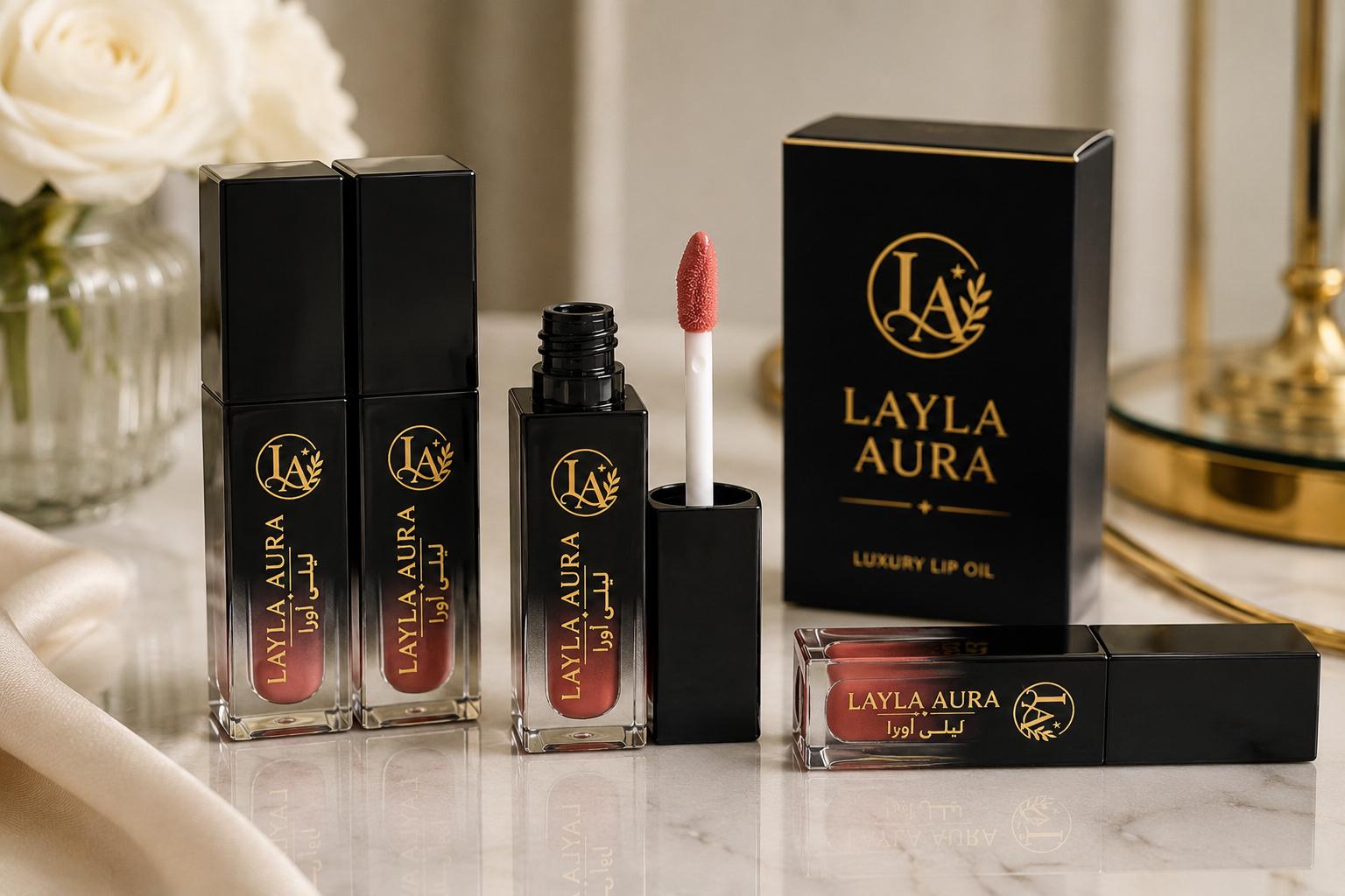 Layla Aura Luxury Lip Oil - Nude Glow
